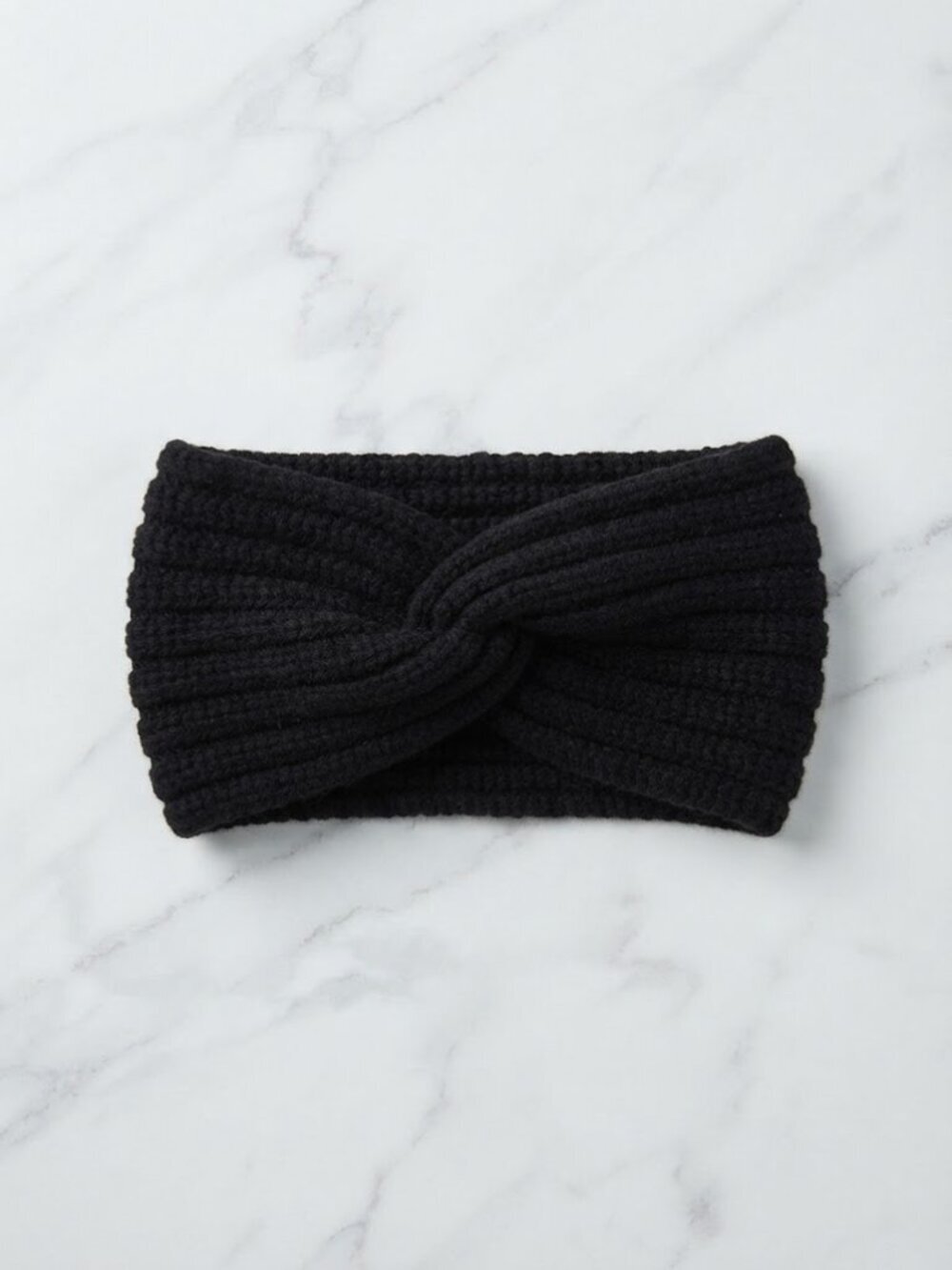 Black Ladies Criss Cross Winter Headband - Brand New